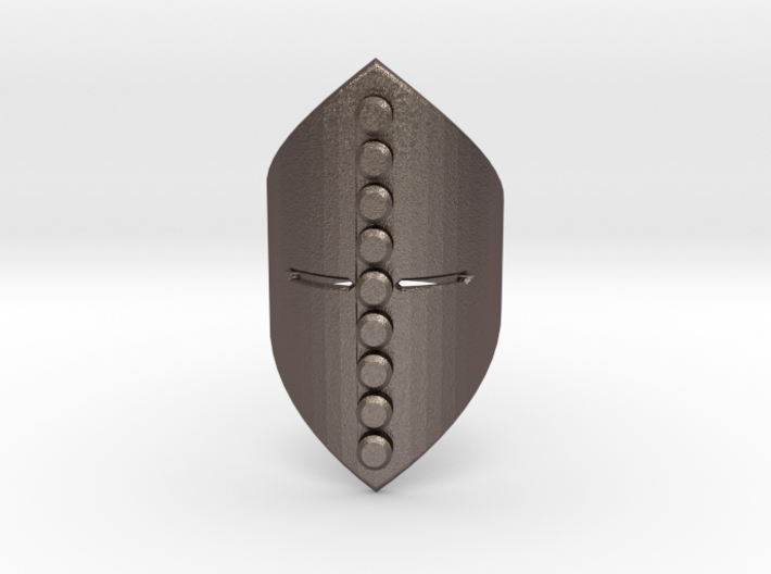 Abstract Medieval Suit Of Armour Helmet Ring 3d printed