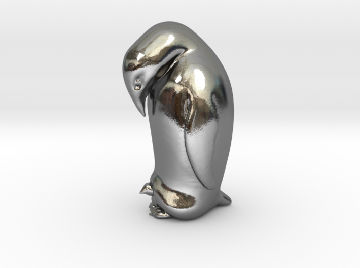 Penguin And Child 3d printed