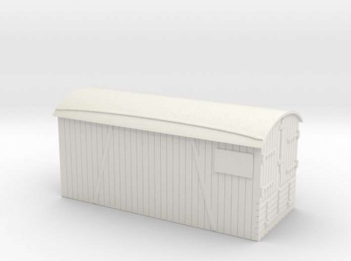 HO/OO 1-Plank Wagon Van Box Load v2 3d printed