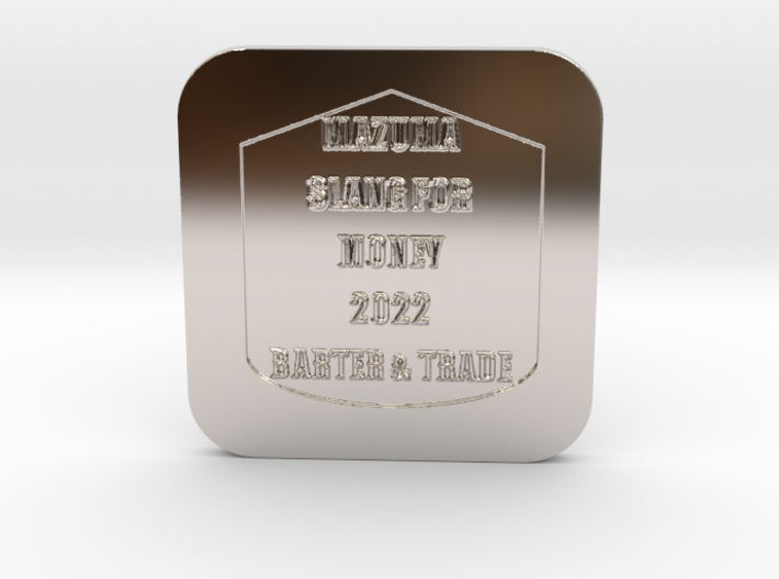 Mazuma - Barter &amp; Trade Ingot 2022 Water-Tiger 3d printed