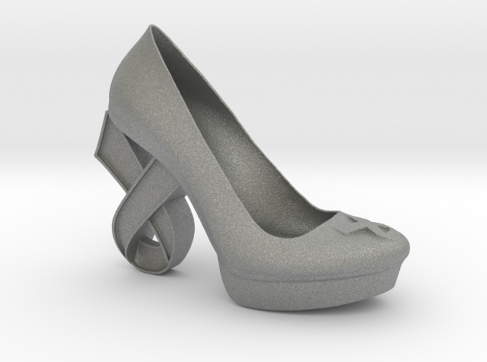 Right Cancer Ribbon High Heel 3d printed