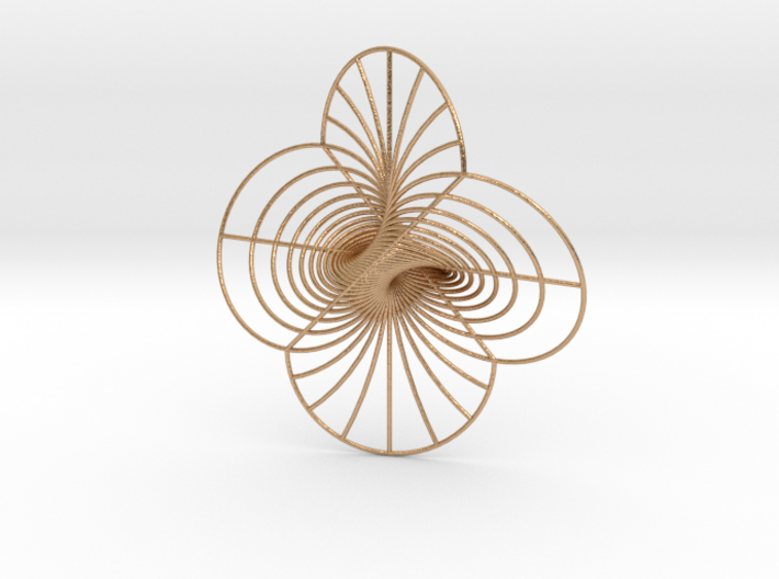Hopf fibration, Stereographic projection 3d printed