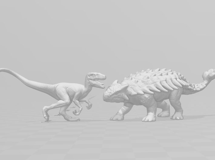 Deinonychus dinosaur miniature fantasy games dnd 3d printed 