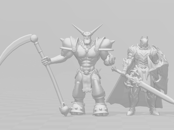 Dungeon Keeper Horny The Horned Reaper miniature 3d printed 