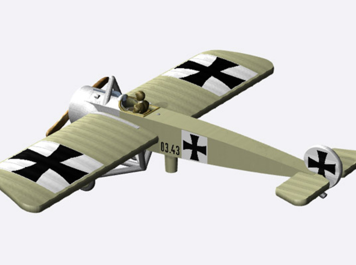 Fokker A.III 03.43 (full color) 3d printed 