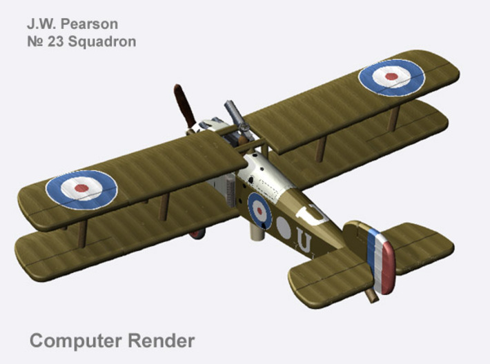 James Pearson Sopwith Dolphin (full color) 3d printed 