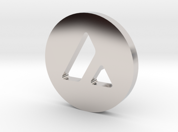Avalanche Logo AVAX Crypto Currency Lapel Pin 3d printed