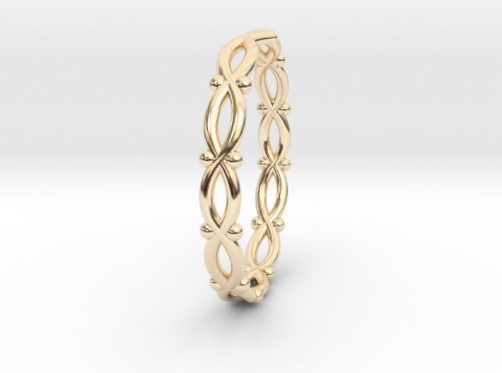 Twisty Ring 3d printed