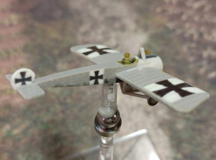 Manfred von Richthofen Fokker E.III (full color) 3d printed Photo courtesy Chris 'malachi' at wingsofwar.org