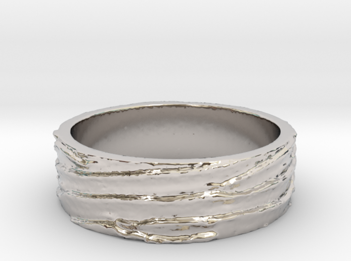 Sand Waves Ring Size 7 3d printed