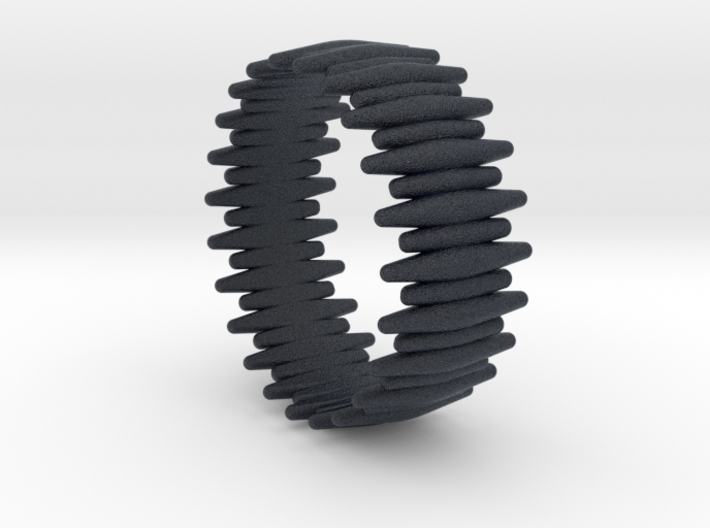 SABER TOOTH BANGLE 2.5IN ID 3d printed