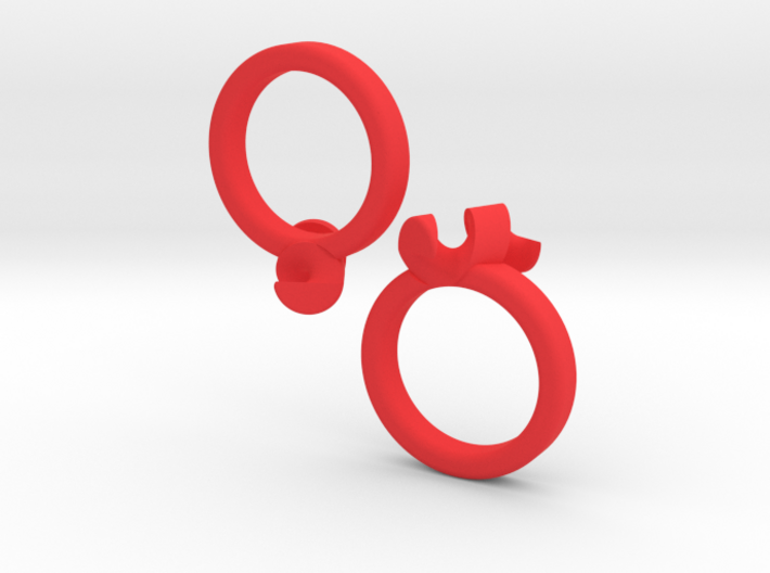 united-puzzle-ring 3d printed