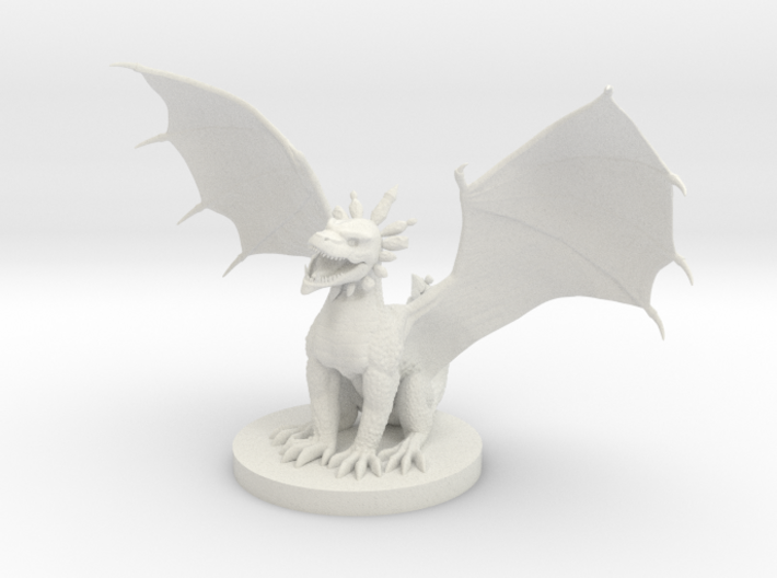 Amethyst Dragon Wyrmling 3d printed 