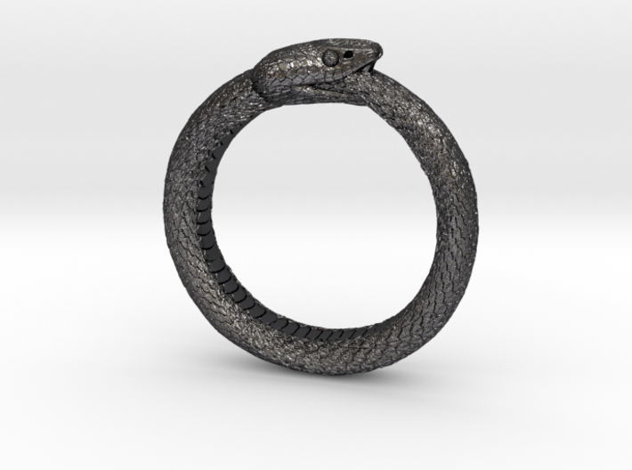Ouroboros Ring Ver.2 (Size 9) 3d printed