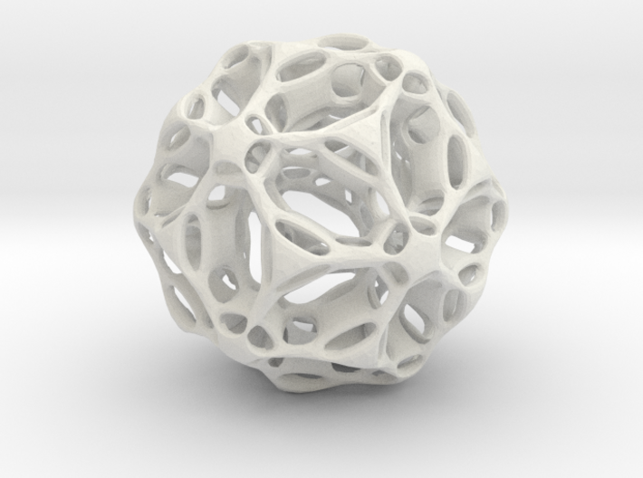 Double Folded Icosahedron 3d printed