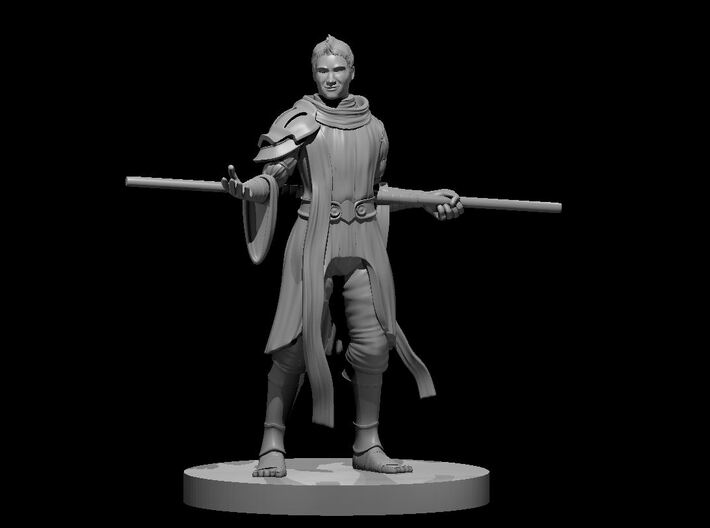 Human Male Monk 3d printed