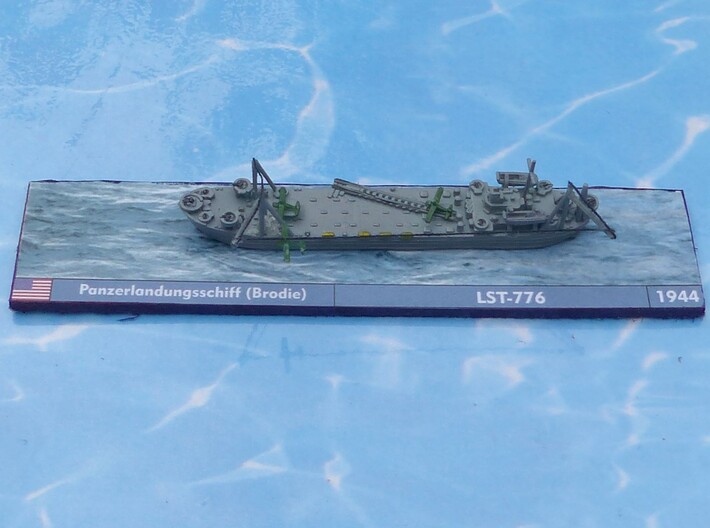 LST 776 w. Brodie System 1/1250 3d printed