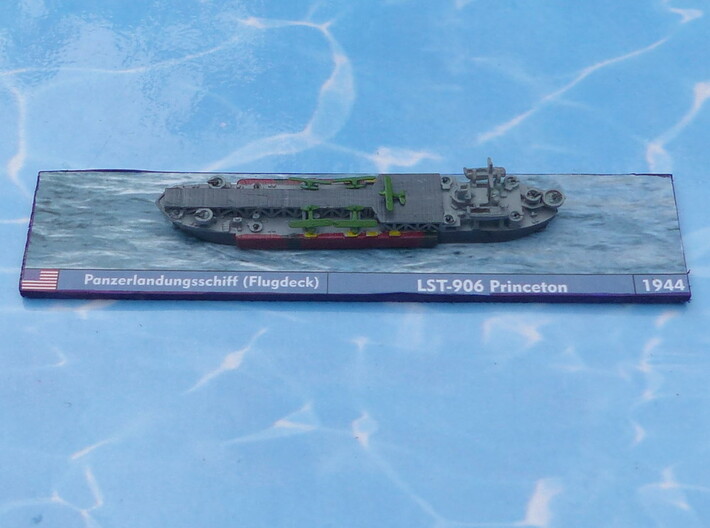 US LST 906 Princeton with aircraft deck 1/1250 3d printed