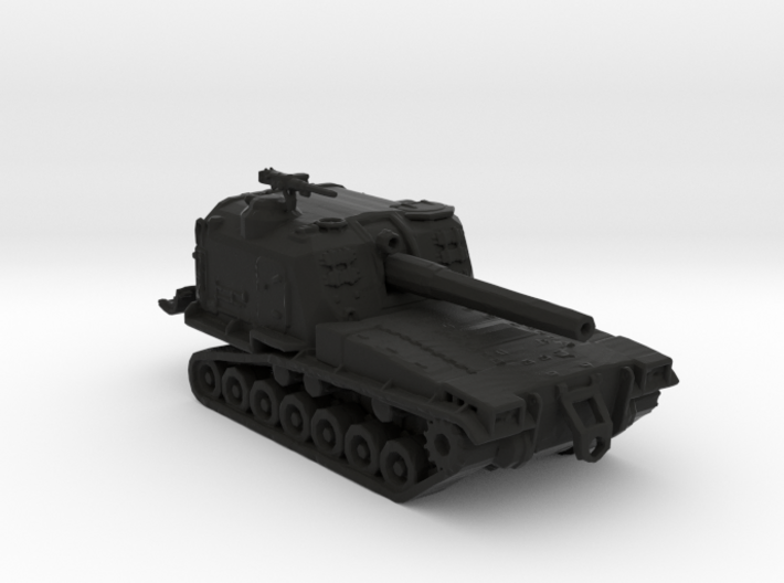 M55 Self-propelled howitzer 1:160 scale 3d printed