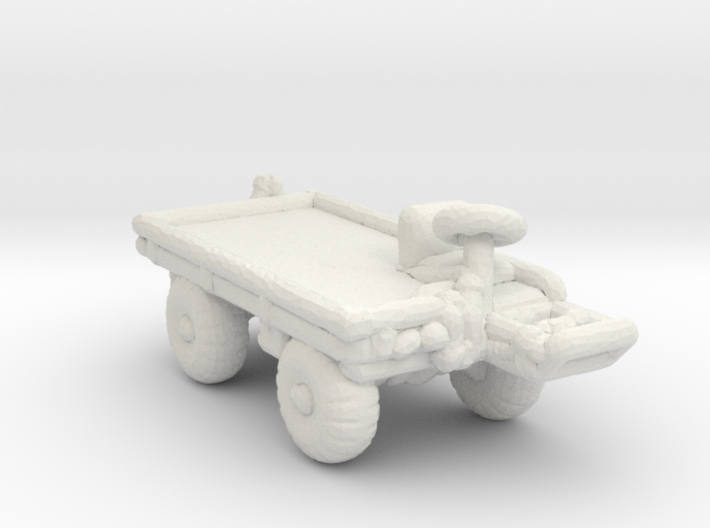M274 Utility truck 1:160 scale white plastic 3d printed