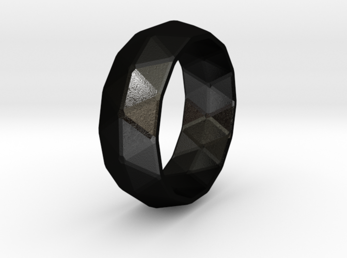 Low-Res Ring, Size 8 3d printed
