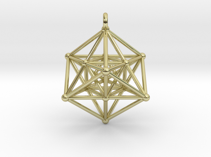 Metatron Cube Merkaba Pendant 3d printed 