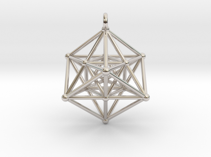 Metatron Cube Merkaba Pendant 3d printed