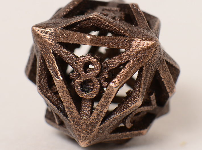 Gear Dice, Individuals or 7 Piece Set 3d printed 