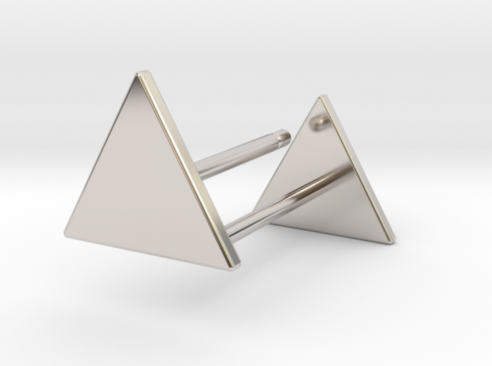 Triangle Shoots Stacking Earrings - PART 1 3d printed
