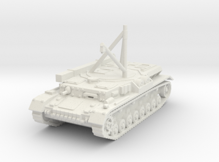Bergepanzer IV G 1/100 3d printed