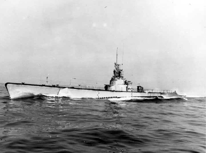 Nameplate USS Croaker SS-246 3d printed Gato-class submarine USS Croaker SS-246.