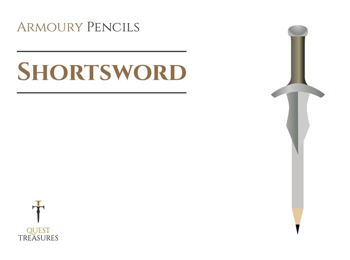 Shortsword (Armoury Pencils) 3d printed 