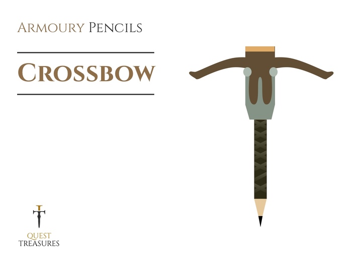 Crossbow (Armoury Pencils) 3d printed 