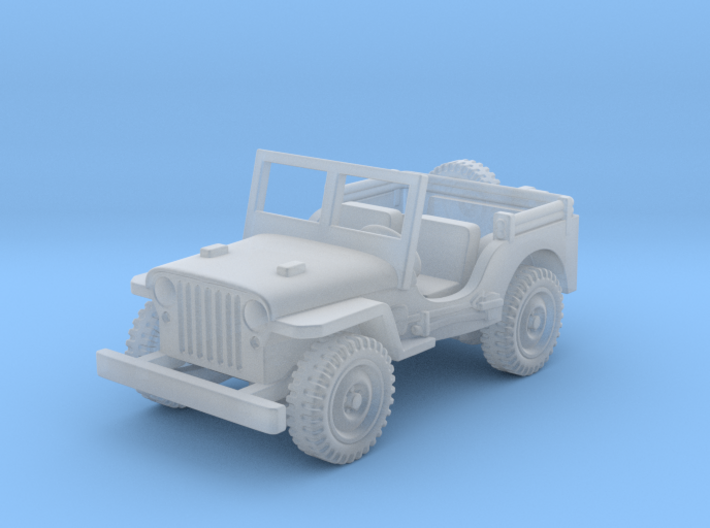 Jeep Willys MB 1:87 HO 3d printed