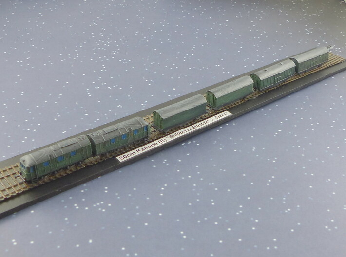 Munitionszug für "Dora" D311 Lokomotive 1/285 3d printed 