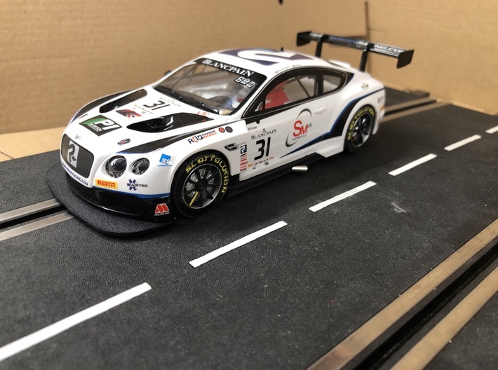 Thunderslot Chassis Bentley Continental GT3 3d printed 