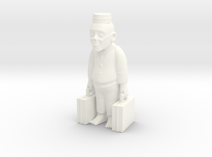 Mad Monster Party - Zombie Bellhop 3d printed