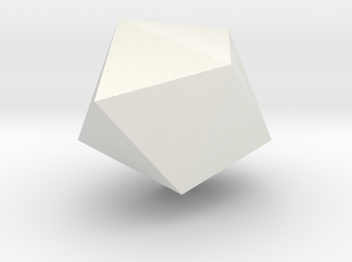 17. Gyroelongated Square Dipyramid - 1in 3d printed