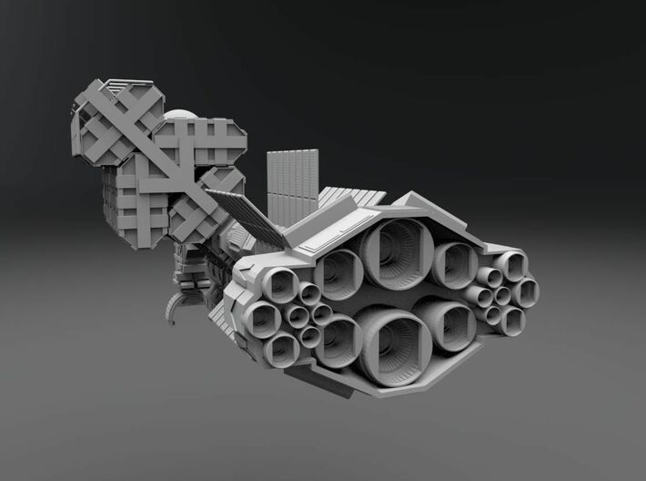 2010: Leonov Main Thrusters - 7in 3d printed 