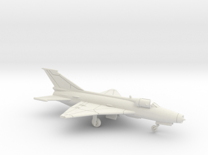 1:222 Scale J-7E Fishbed (Clean, Stored) 3d printed 