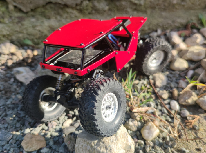 Scx24 micro Wraith chassis stock electronic panels 3d printed 