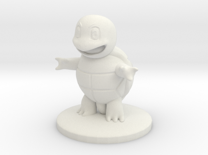 Pokemon inspired, Squirtle, 25mm base 3d printed