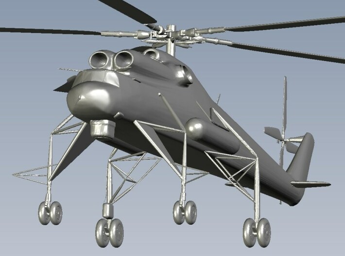 1/700 scale Mil Mi-10 Harke helicopters x 2 3d printed 