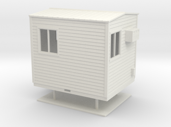 1/64th Office building for construction site etc 3d printed