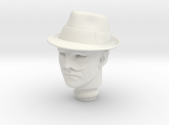 Mego Green Hornet Variant Mask 1:9 Scale Head 3d printed