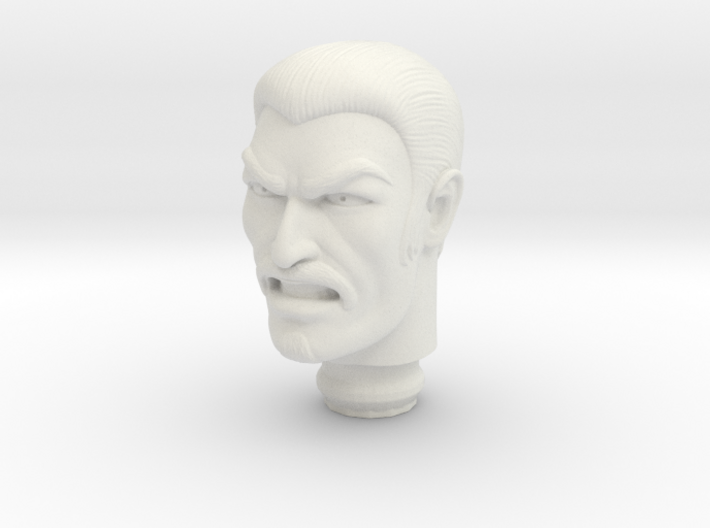 Mego Kraven The Hunter 1:9 Scale Head 3d printed