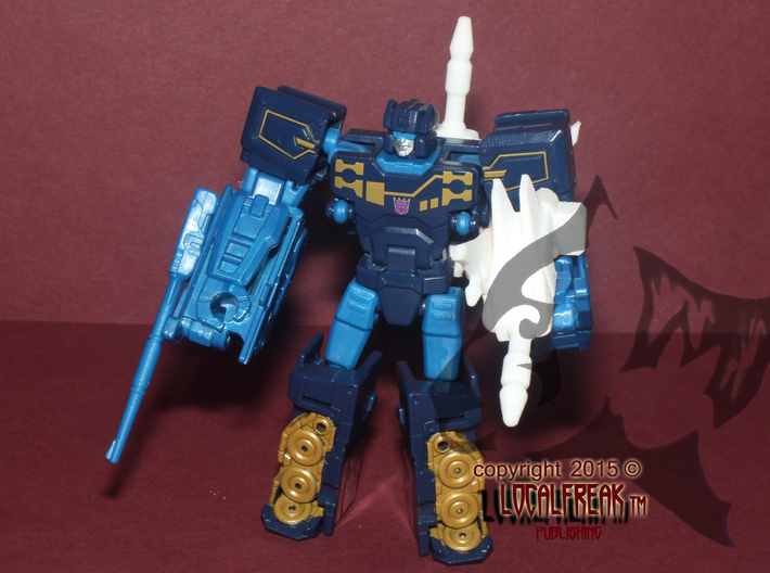Titans Return Frenzy or Rumble G1 Style Weapons 3d printed