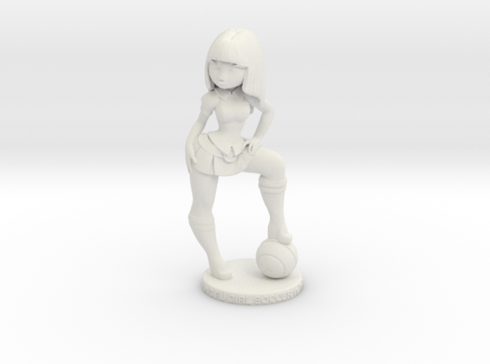 Kyoshi - Kung Fu Girl Soccer vs The Undead - Color 3d printed