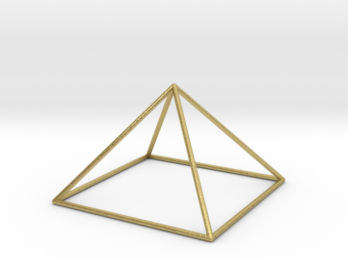 giza pyramid wireframe-larger 3d printed