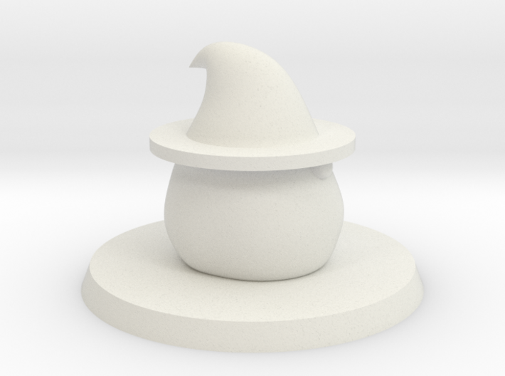Puffball (Gnome) Wizard Droopy Hat 3d printed
